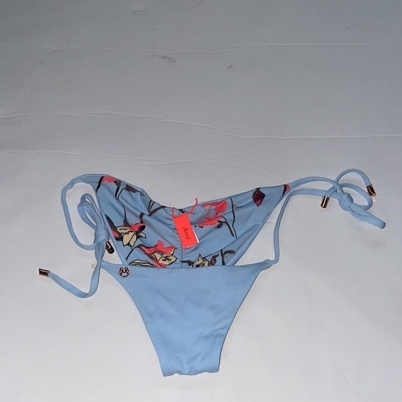 Maaji Sunny Tie Side Reversible Signature Cut Bikini Bottom Small blue - Picture 4 of 7